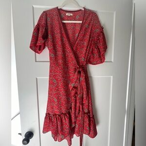 Mini wrap dress